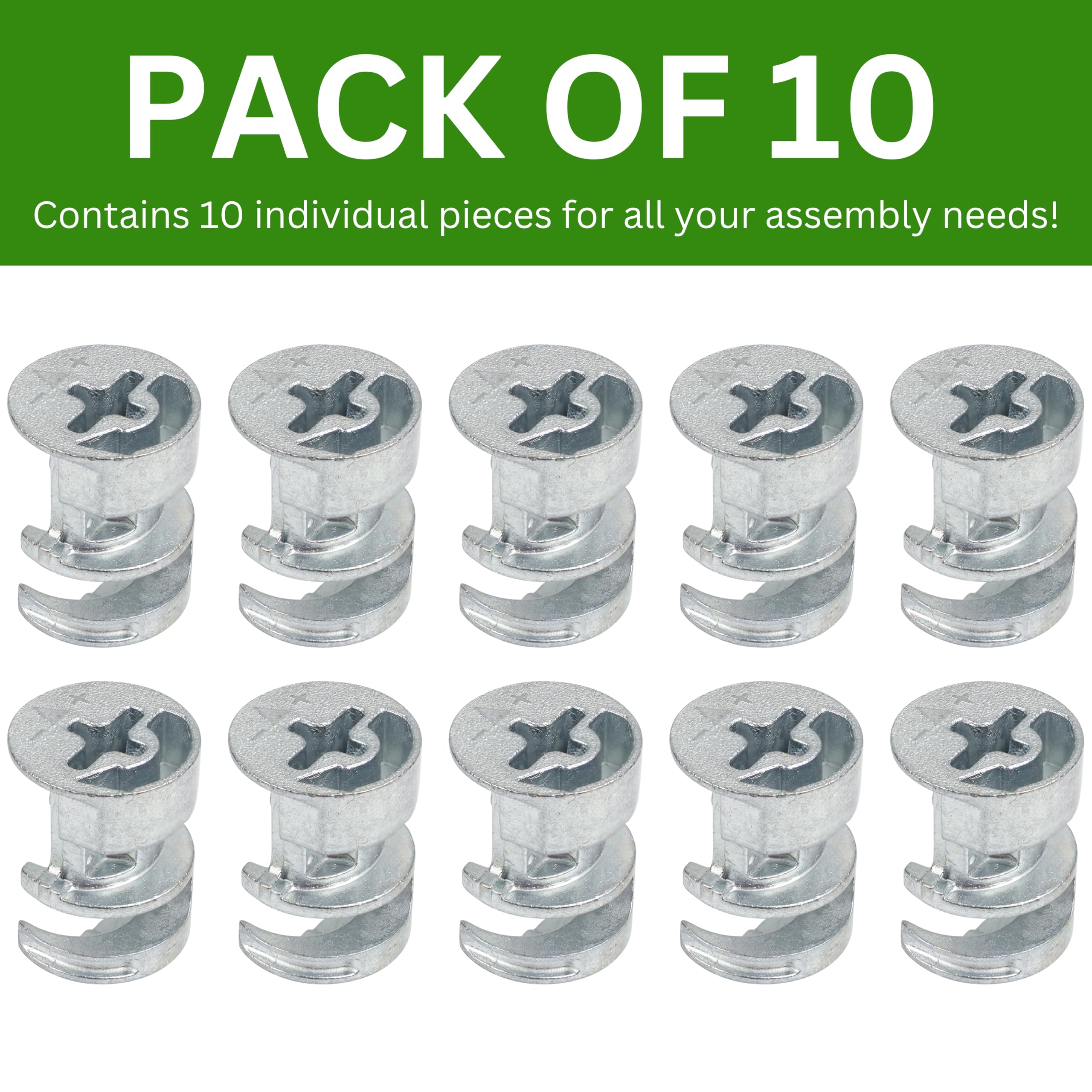 Amazon.com: Spare Hardware Parts Cam Lock Nut 37MM